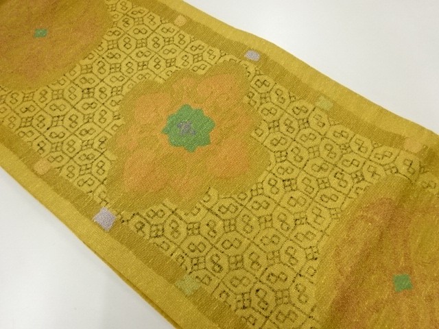 JAPANESE FUKURO OBI / WOVEN FLOWER